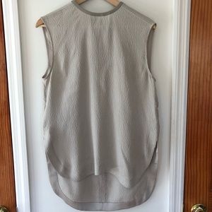 Helmut Lang Silk Sleeveless Tunic Tank Size M